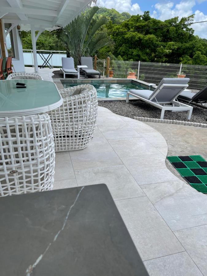 Les Appart Villa Sunbay Caraibes Avec Piscine Privative Vue Mer Et Montagne Le François Zewnętrze zdjęcie
