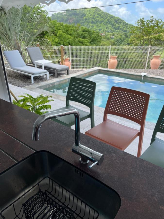 Les Appart Villa Sunbay Caraibes Avec Piscine Privative Vue Mer Et Montagne Le François Zewnętrze zdjęcie